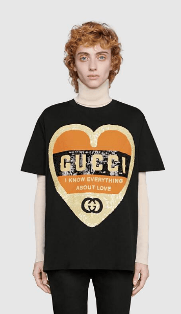 Gucci - T-shirts pour FEMME online sur Kate&You - 492347 XJB72 1082 K&Y6354