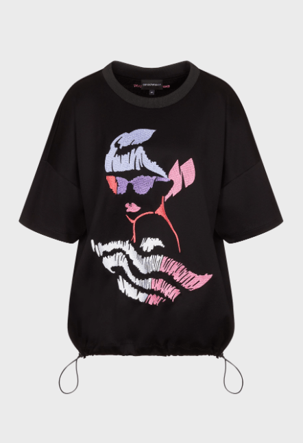 Emporio Armani - T-shirts pour FEMME online sur Kate&You - 3H2M7S2J59Z10999 K&Y8232