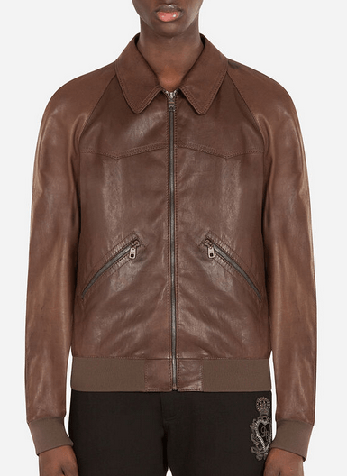Dolce & Gabbana - Leather Jackets - for MEN online on Kate&You - K&Y9907