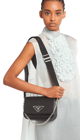 Prada - Sacs portés épaule pour FEMME online sur Kate&You - 1BD263_2DLN_F0002_V_IOO K&Y9309