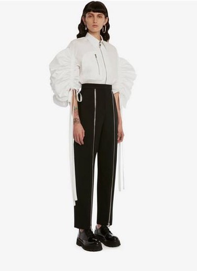 Alexander McQueen - Pantaloni a vita alta per DONNA online su Kate&You - 700110QJACX1000 K&Y16024