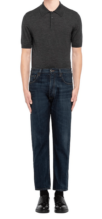 Prada - Jeans Courts pour HOMME online sur Kate&You - GEP303_1WZ4_F0008_S_202 K&Y9435