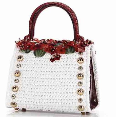 Dolce & Gabbana - Tote Bags - Welcome floral-appliqué for WOMEN online on Kate&You - BB6437 K&Y1582