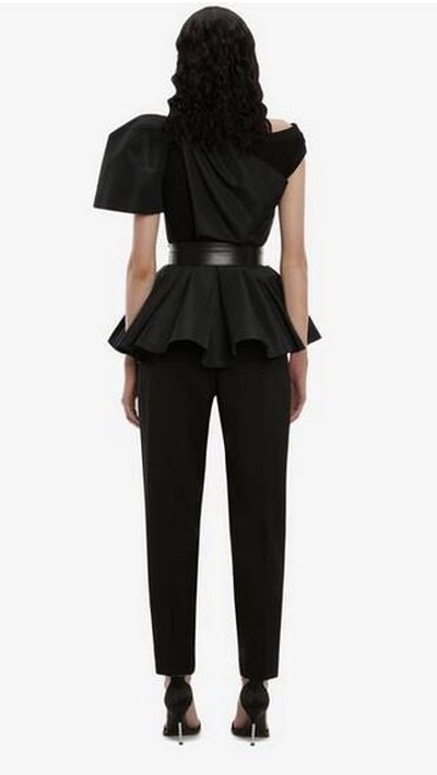 Alexander McQueen - Pantaloni a vita alta per DONNA online su Kate&You - 686728QJACA1000 K&Y14080