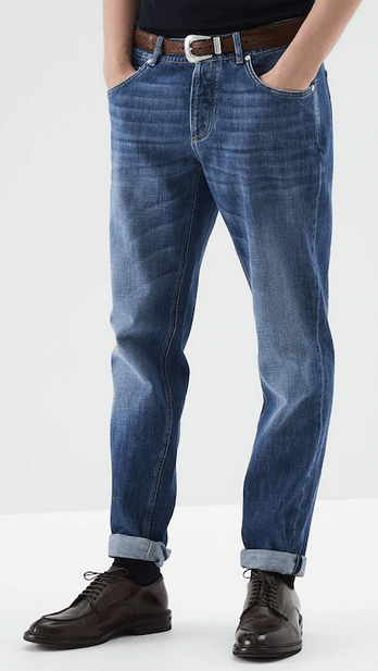 Brunello Cucinelli - Jeans Courts pour HOMME online sur Kate&You - 202M0Z37D2210 K&Y9589