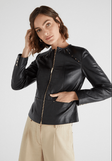Cortefiel - Leather Jackets - for WOMEN online on Kate&You - 7057377 K&Y7223