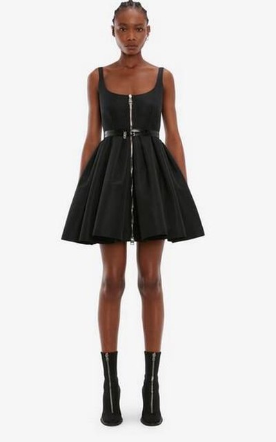 Alexander mcqueen little black hot sale dress