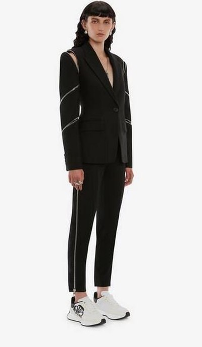 Alexander McQueen - Pantalons à Taille Haute pour FEMME online sur Kate&You - 684364QJACA1000 K&Y14084