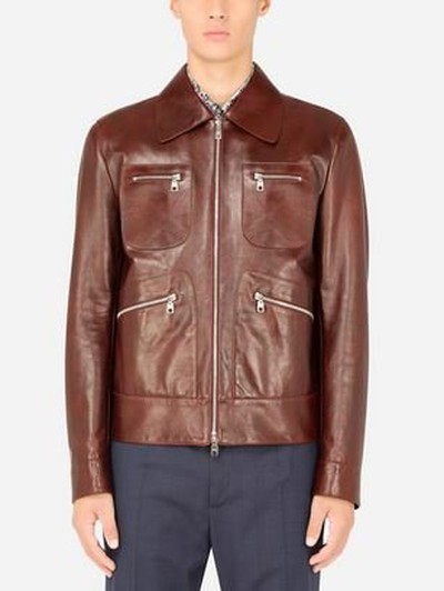 Dolce & Gabbana - Leather Jackets - for WOMEN online on Kate&You - G9UB6LHULK7R0369 K&Y14188