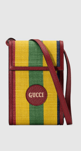 Gucci - Sacs à bandoulière pour FEMME Mini-sac en toile à rayures Baiadera online sur Kate&You - 625603 2BVAT 8946 K&Y8396