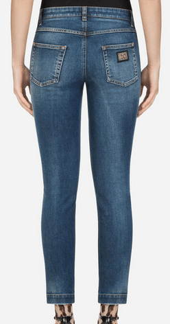 Dolce & Gabbana - Jeans Crop pour FEMME Jean fit pretty en denim stretch online sur Kate&You - FTAH7DG898QS9001 K&Y8522