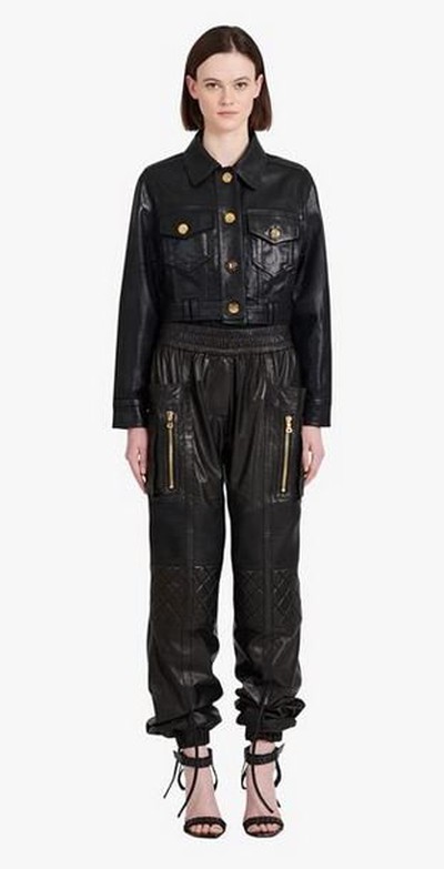 Balmain - Cropped Jackets - for WOMEN online on Kate&You - XF0TC045DC040PA K&Y16096