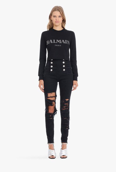 Balmain - Jeans Skinny pour FEMME online sur Kate&You - RF15306D0270PA K&Y2389