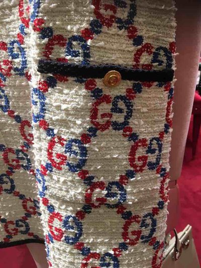 Gucci - Short dresses - Robe en tweed Sylvie avec motif GG for WOMEN online on Kate&You - ‎583342 ZABIL 9692 K&Y1545