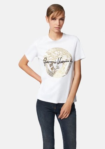 Versace - T-shirts pour FEMME online sur Kate&You - A87456-A228806_A3272 K&Y11831