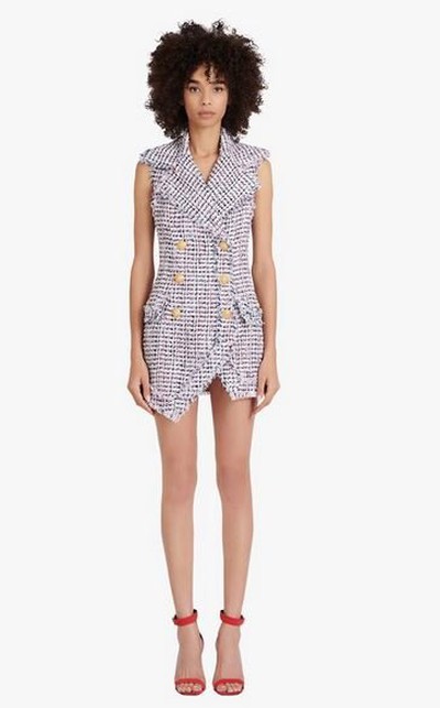 Balmain - Short dresses - for WOMEN online on Kate&You - XF2R5400CC13GIL K&Y16598