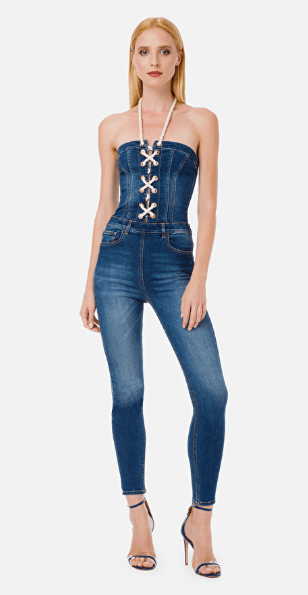 Elisabetta Franchi - Pantalons Skinny pour FEMME online sur Kate&You - TJ12S01E2 K&Y7113