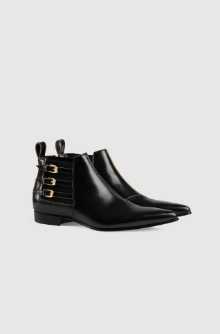 Gucci - Boots - Bottines en cuir pour homme for MEN online on Kate&You - 596918 DS8I0 1000 K&Y8638