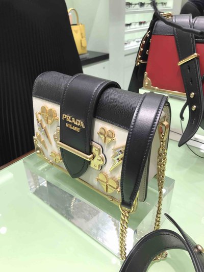 Prada - Mini Bags - Small Cahier Thunder for WOMEN online on Kate&You - K&Y1395