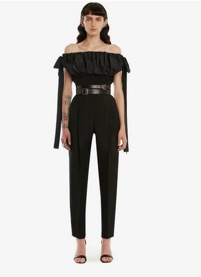 Alexander McQueen - Pantalons à Taille Haute pour FEMME online sur Kate&You - 682511QJACX1000 K&Y16026