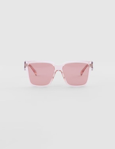 Prada Eyewear Women's PR 65ZS Sunglasses in Black/Pink Prada