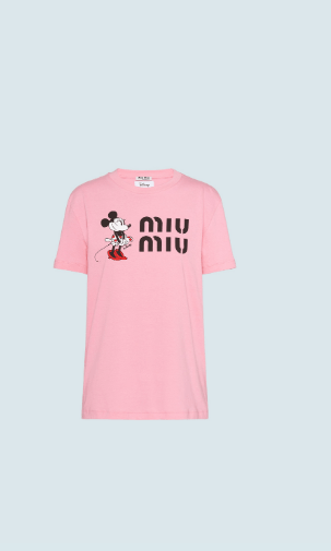 Miu Miu - T-shirts pour FEMME online sur Kate&You - MJN208_1WP4_F0028 K&Y6036