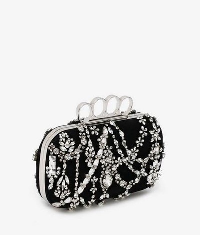 Alexander McQueen - Pochettes & minaudières pour FEMME Four Ring online sur Kate&You - 6864381LYA41000 K&Y16018