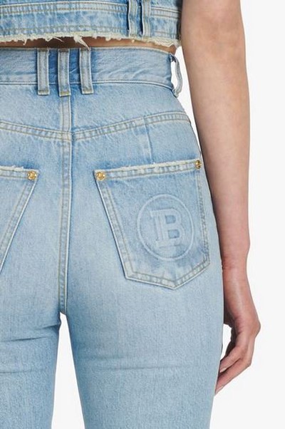 Balmain - Jeans Bootcut pour FEMME online sur Kate&You - XF1MJ025DB536FC K&Y16597