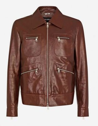 Dolce & Gabbana Leather Jackets Kate&You-ID14188