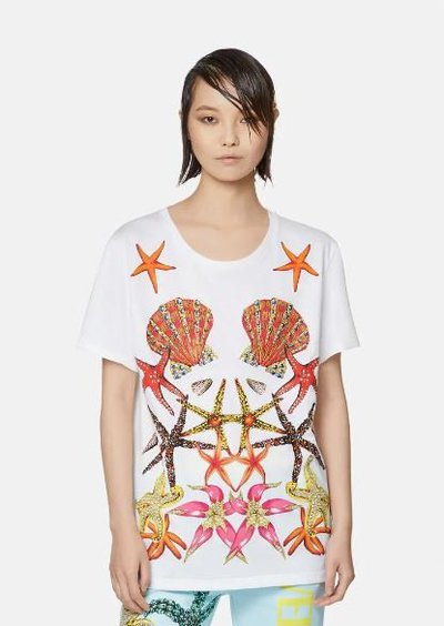Versace - T-shirts pour FEMME online sur Kate&You - A89366-A228806_A1001 K&Y11828