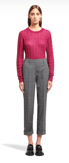 Prada - Straight Trousers - for WOMEN online on Kate&You - P281D_1XQB_F0013_S_202 K&Y9538