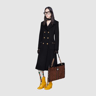 Gucci - Manteaux Croisés & Duffle-Coat pour FEMME online sur Kate&You - 592185 ZHW03 1000 K&Y2501