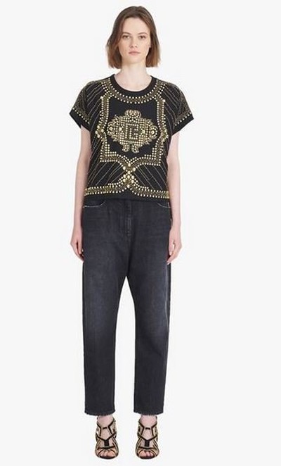 Balmain - T-shirts - for WOMEN online on Kate&You - XF1EE030PB03EAD K&Y16106