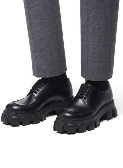 Prada - Chaussures à lacets pour HOMME online sur Kate&You - 2EE356_B4L_F0002  K&Y11364
