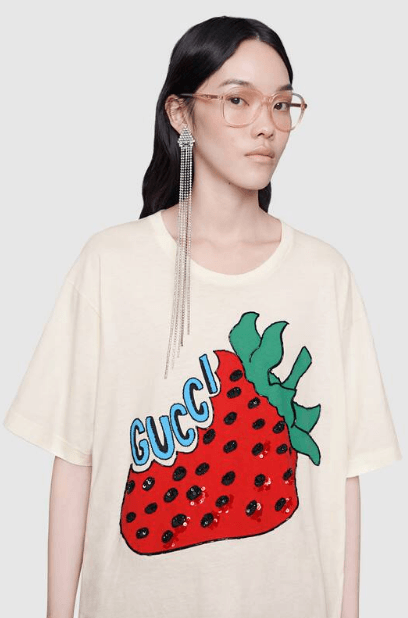 Gucci - T-shirts pour FEMME online sur Kate&You - ‎539081 XJA2J 7136 K&Y5945