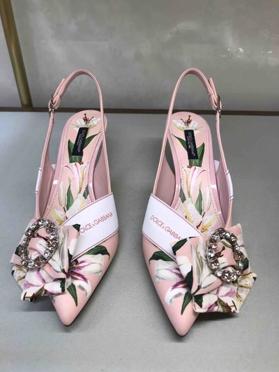 Dolce & Gabbana - Pumps - printed slingbacks for WOMEN online on Kate&You - CG0332 AA137 K&Y1469