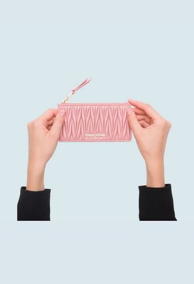 Miu Miu - Portefeuilles & Pochettes pour FEMME online sur Kate&You - 5MB006_N88_F0028 K&Y13238